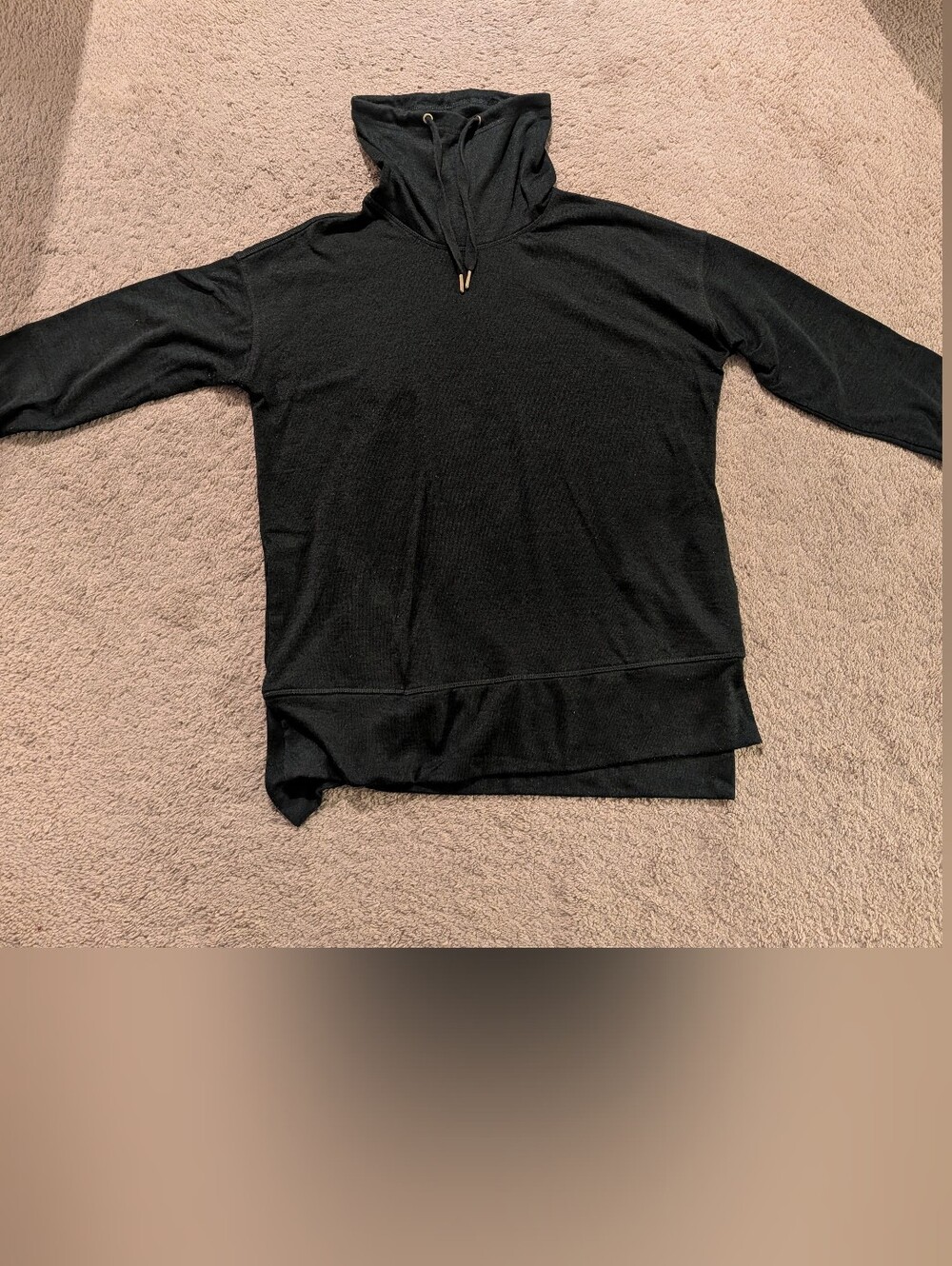 Puma Black Crewneck Sweater with Subtle Logo Tag